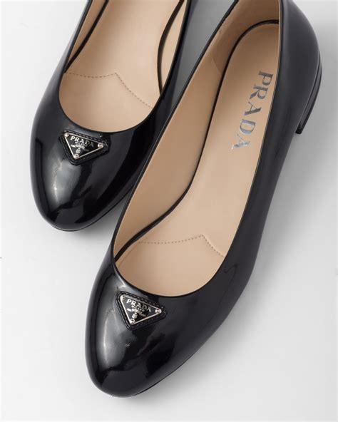 prada patent leather ballerinas|Prada patent.